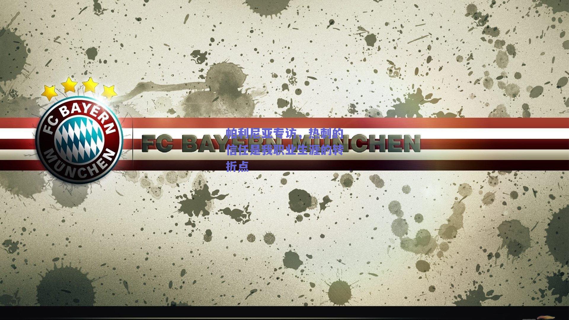 帕利尼亚专访，热刺的信任是我职业生涯的转折点